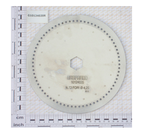 Discos 72 Furos 4.25mm Gaspardo - G10124020