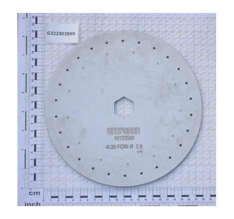 Discos 26 Furos 2.5mm Gaspardo - G10123560