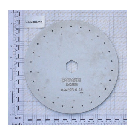 Discos 26 Furos 2.5mm Gaspardo - G10123560