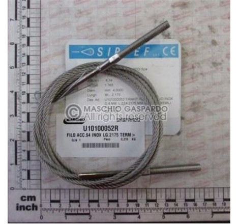 Cabo Aço D4 L2175 Gaspardo - U10100052
