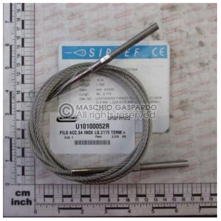 Cabo Aço D4 L2175 Gaspardo - U10100052