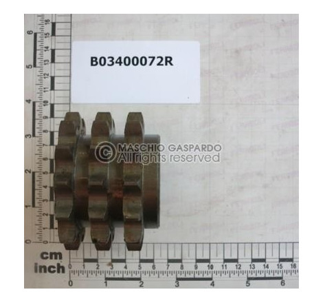 Carreto Z=3 3/4 7/16 12B Maschio - B03400072