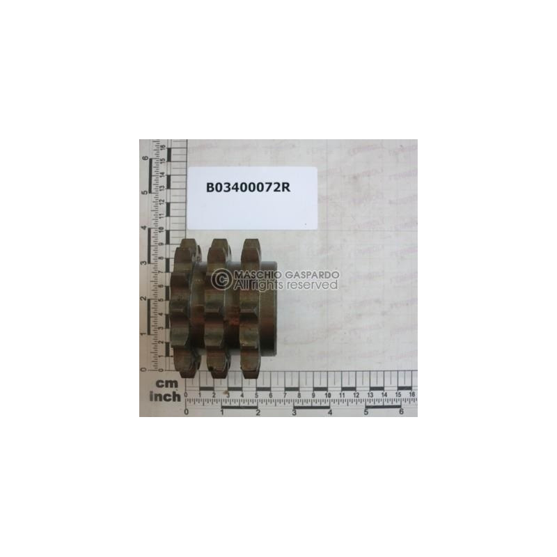 Carreto Z=3 3/4 7/16 12B Maschio - B03400072