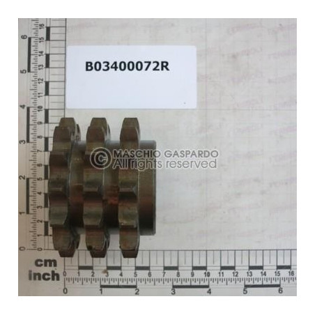 Carreto Z=3 3/4 7/16 12B Maschio - B03400072