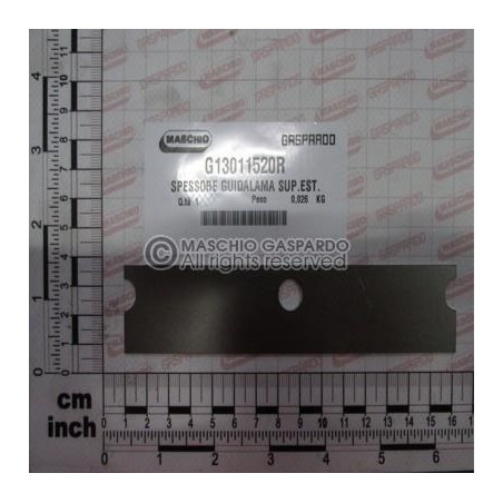 Chapa Folga Guia Superior Simples Gaspardo - G13011520
