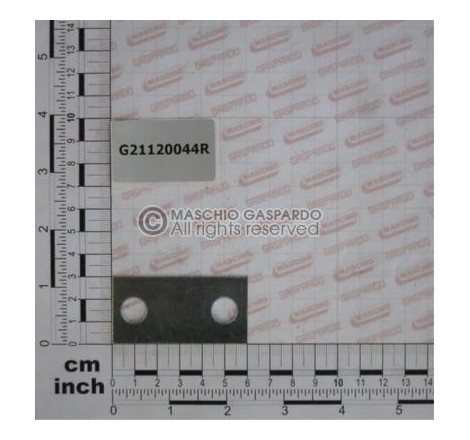 Chapa Guia Gaspardo - G21120044