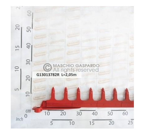 Pente de Bicos Paraf. Gaspardo c/ Cabeçote 2.05m - G13013782