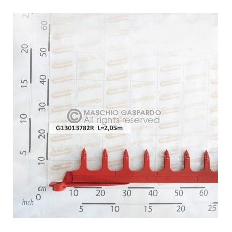 Pente de Bicos Paraf. Gaspardo c/ Cabeçote 2.05m - G13013782