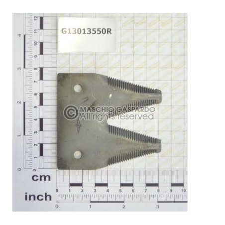 Faca Inferior Dupla Gaspardo - G13013550