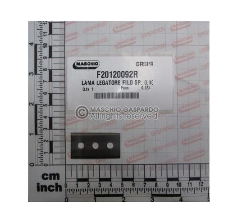 Lamina Fio Maschio - F20120092