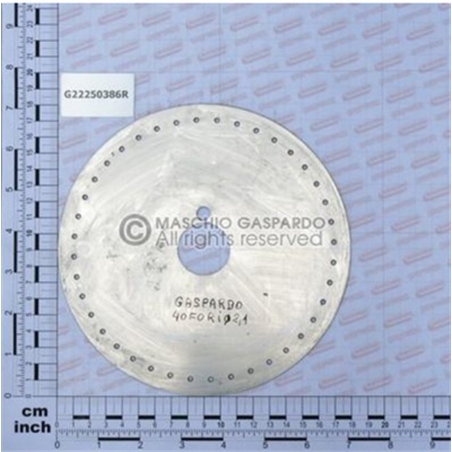 Disco 40 Furos 2.1mm Gaspardo - G22250386