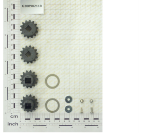 Kit carretos distribuição micro-granulador Gaspardo - G20890211