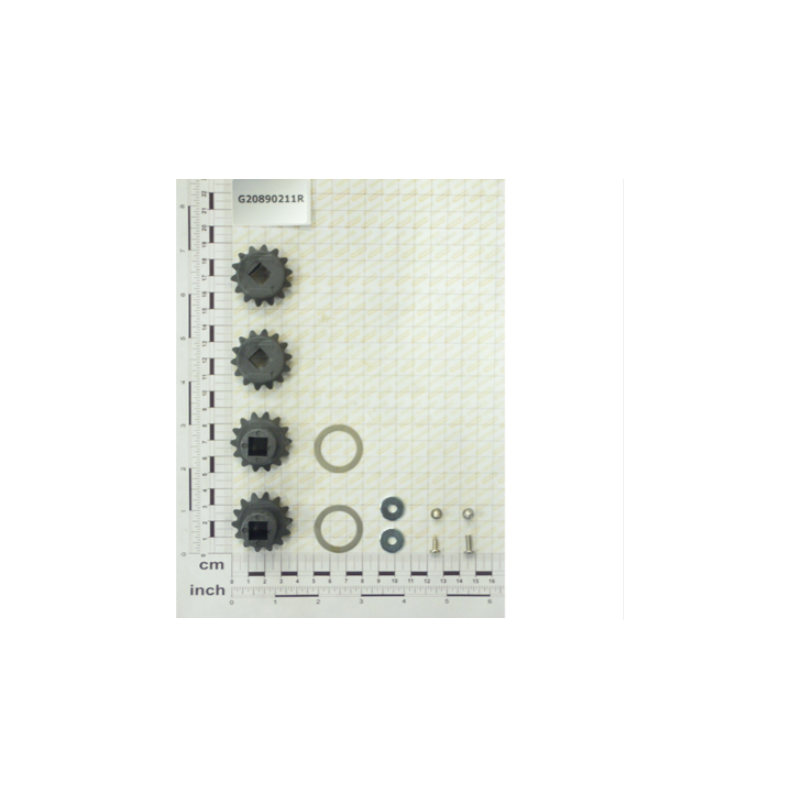 Kit carretos distribuição micro-granulador Gaspardo - G20890211