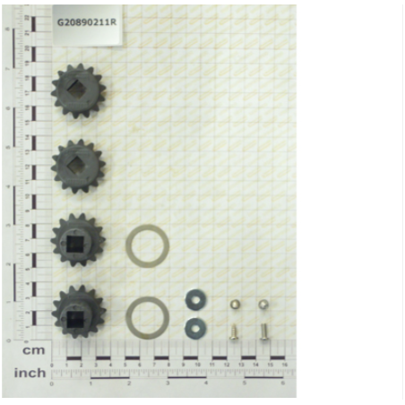 Kit carretos distribuição micro-granulador Gaspardo - G20890211