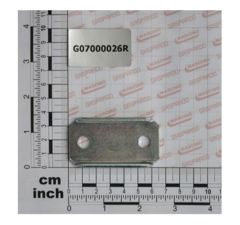 Chapa de fixação de molas Gaspardo - G07000026