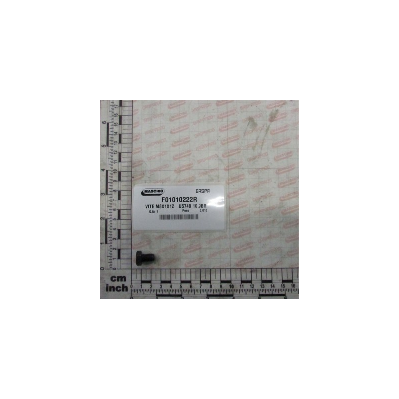 Parafuso 8x1x12 10.9 Gaspardo - F01010222