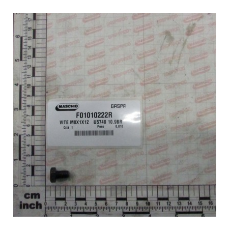 Parafuso 8x1x12 10.9 Gaspardo - F01010222