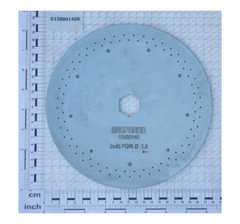 Discos Dupla Linha 45 Furos 1.0mm Gaspardo - G15880140