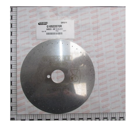Discos 40 Furos 0.8mm Gaspardo - G10522070